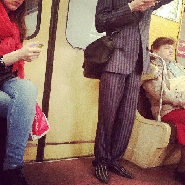 Странные пассажиры метро
