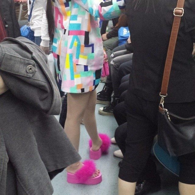 Странные пассажиры метро