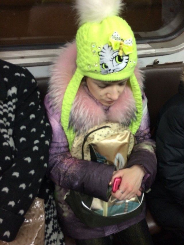 Странные пассажиры метро