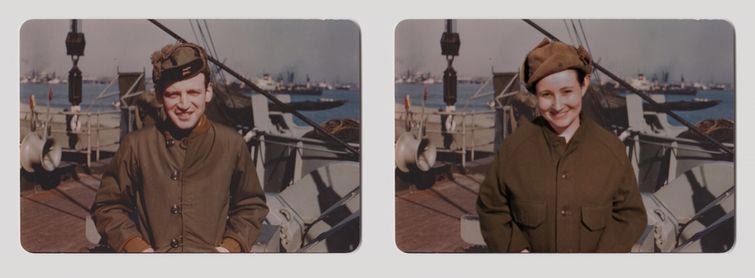 Девушка воссоздала фотографии своих родственников, сделав это с невероятной точностью