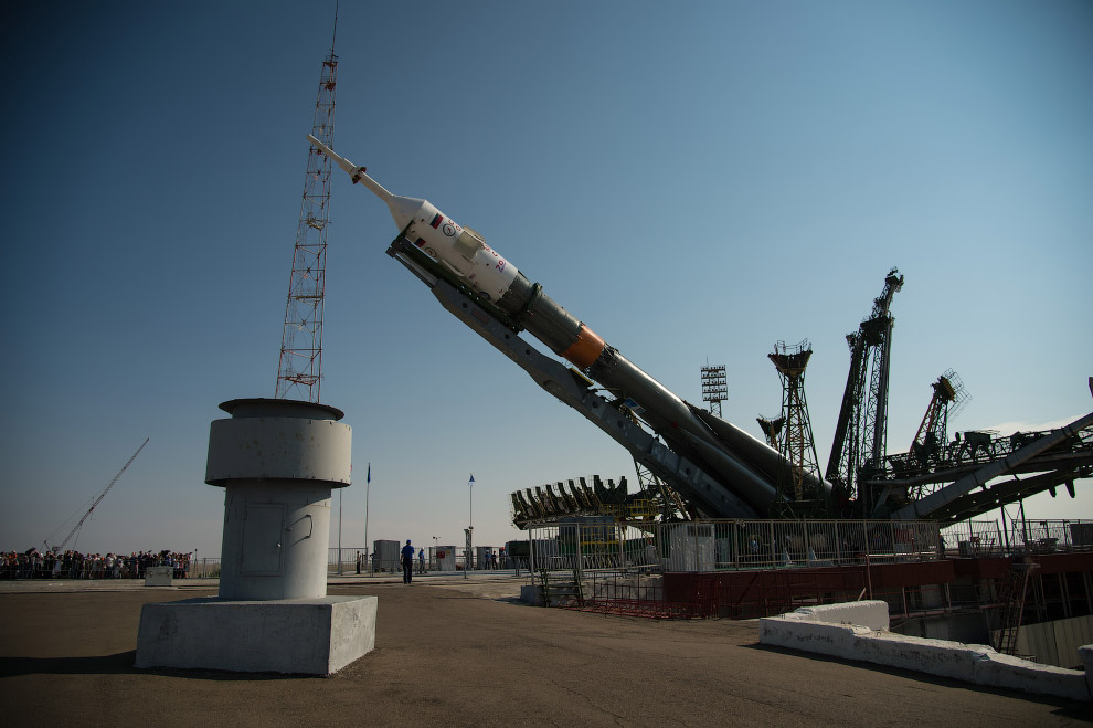Старт космического корабля «Союз МС»
