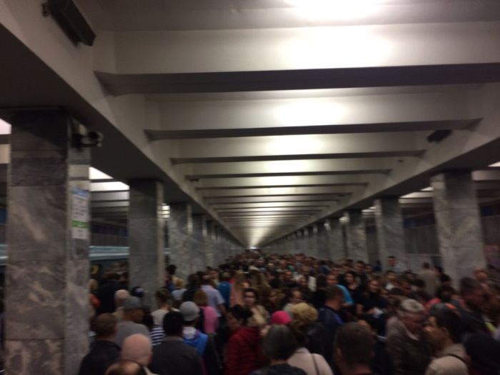 Пожар на станции метро «Выхино» стал причиной транспортного коллапса в Москве
