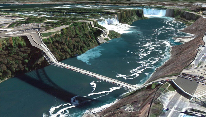 Искаженная реальность на открытках с Google Earth
