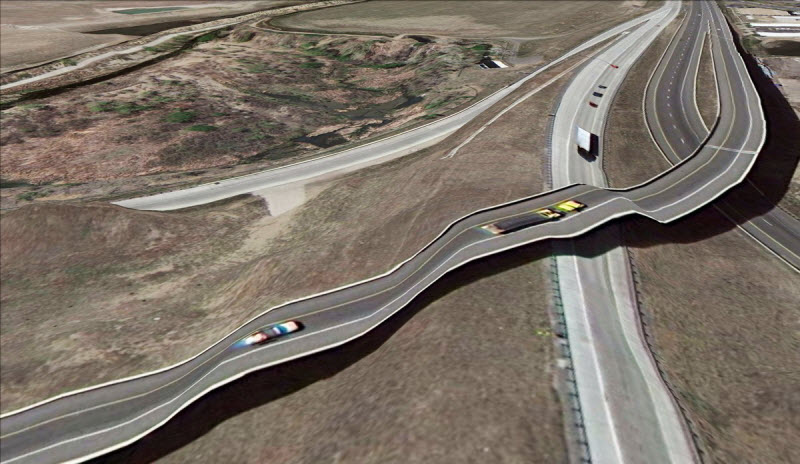 Искаженная реальность на открытках с Google Earth