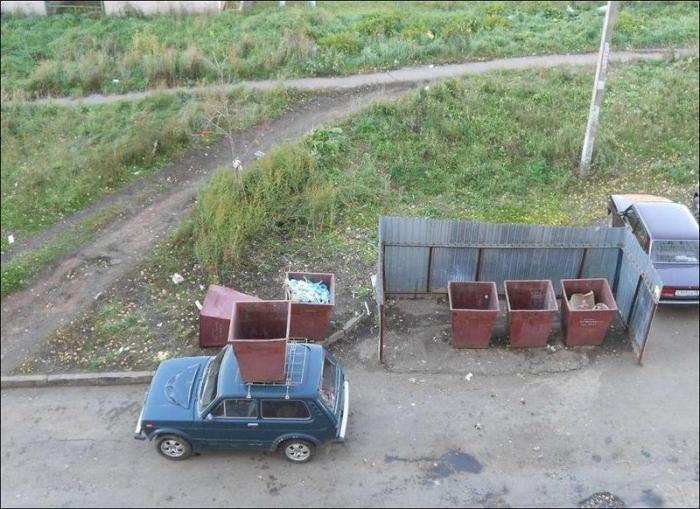 Месть мусорщиков (2 фото)