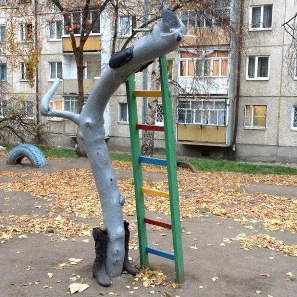 Уютные российские дворики