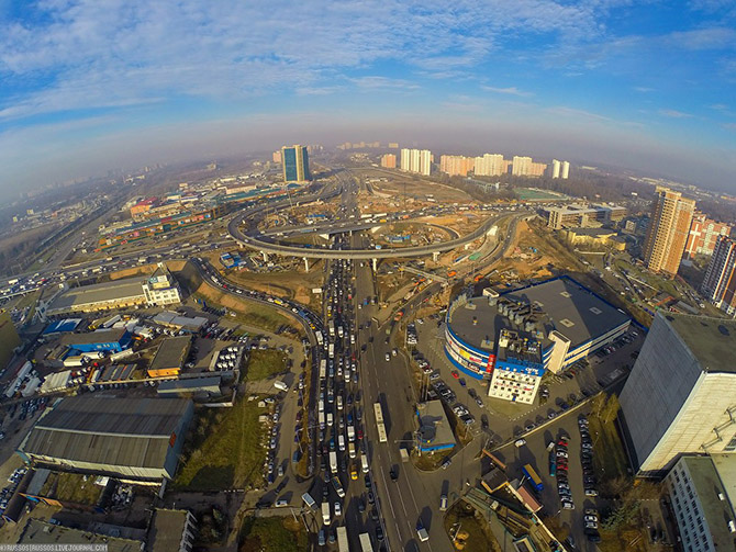 Cтроительства новых развязок на МКАДе