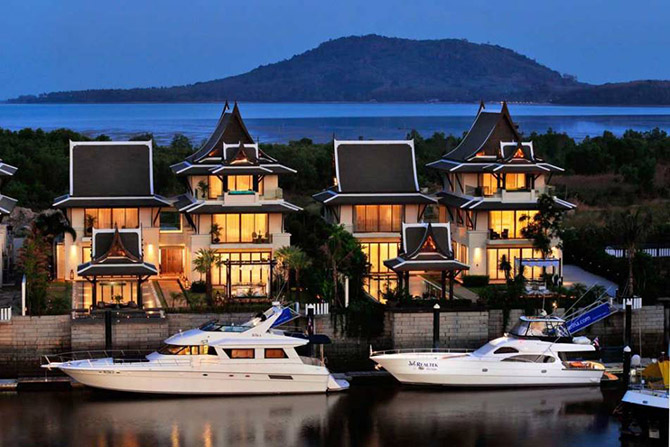 Вилла «Royal Phuket Marina» с собственным причалом для яхт
