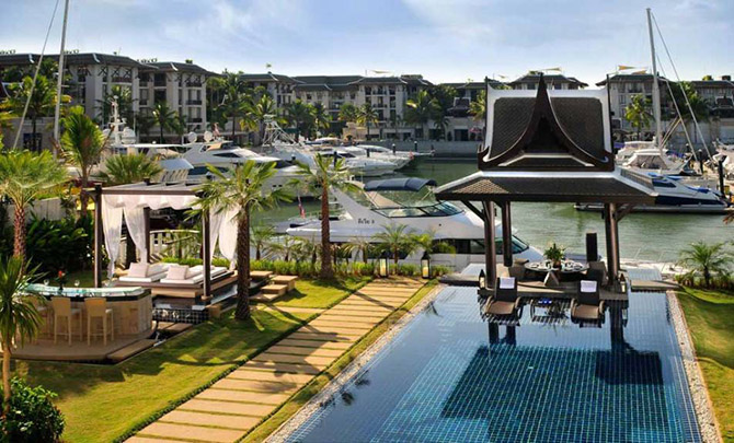 Вилла «Royal Phuket Marina» с собственным причалом для яхт