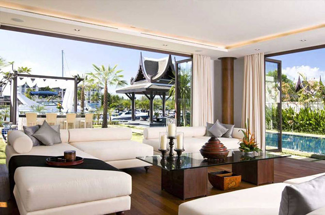 Вилла «Royal Phuket Marina» с собственным причалом для яхт