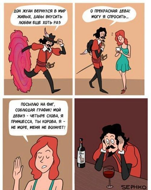 Смешные комиксы