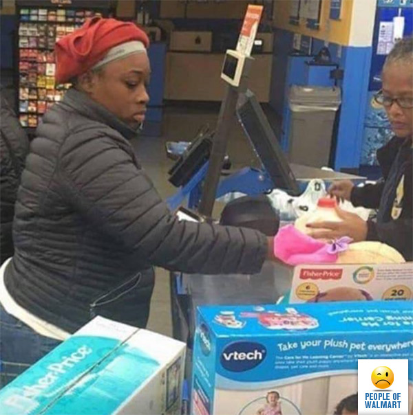 Экстравагантные покупатели Walmart