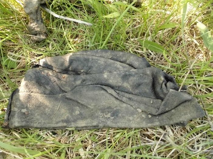 Раскопки немецкого блиндажа в Ленинградской области
