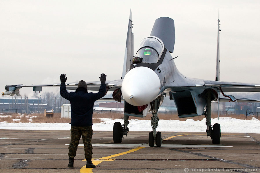 Новый истребитель Су-30СМ для ВВС России