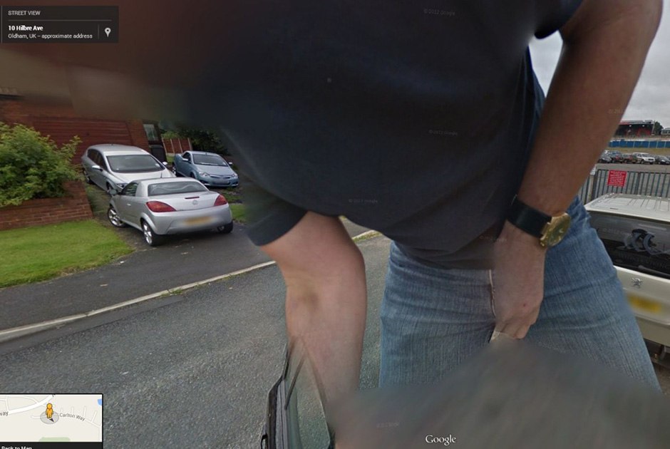 Необычные кадры, заснятые камерами Google Street View