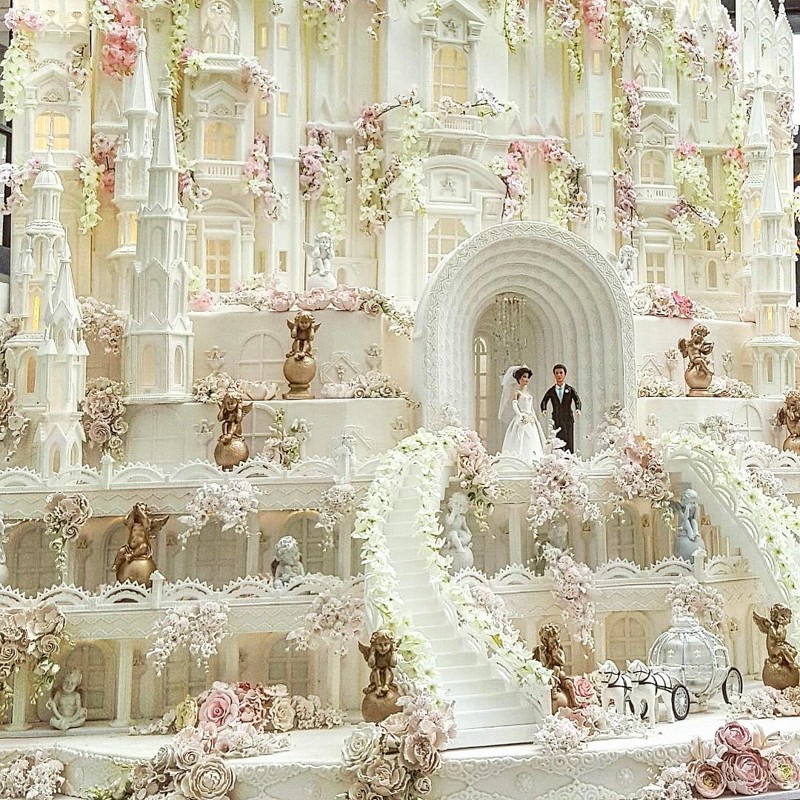 Невероятные свадебные торты, созданные семейной кондитерской Le Novelle Cake Невероятные свадебные торты, созданные семейной кондитерской Le Novelle Cake