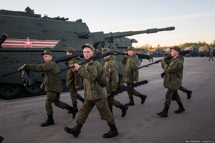 Генеральная репетиция парада Победы