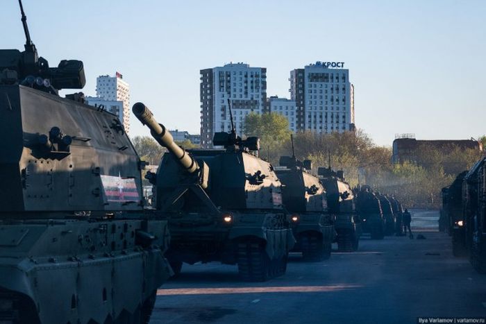 Генеральная репетиция парада Победы