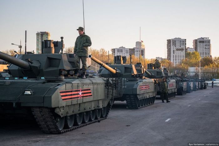 Генеральная репетиция парада Победы