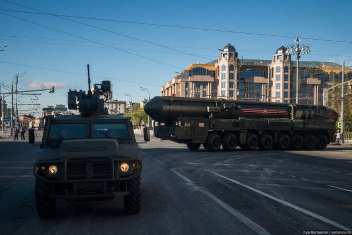 Генеральная репетиция парада Победы