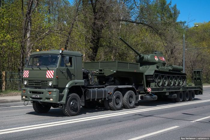 Генеральная репетиция парада Победы