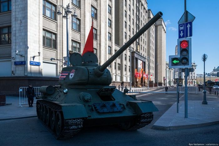 Генеральная репетиция парада Победы