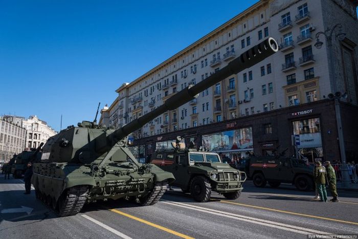 Генеральная репетиция парада Победы