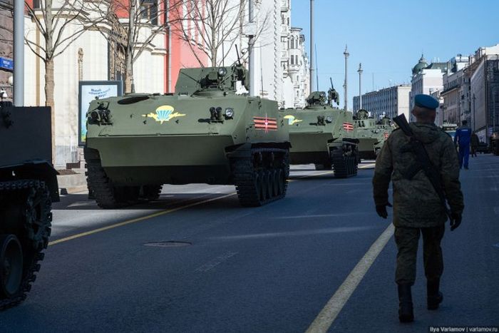 Генеральная репетиция парада Победы