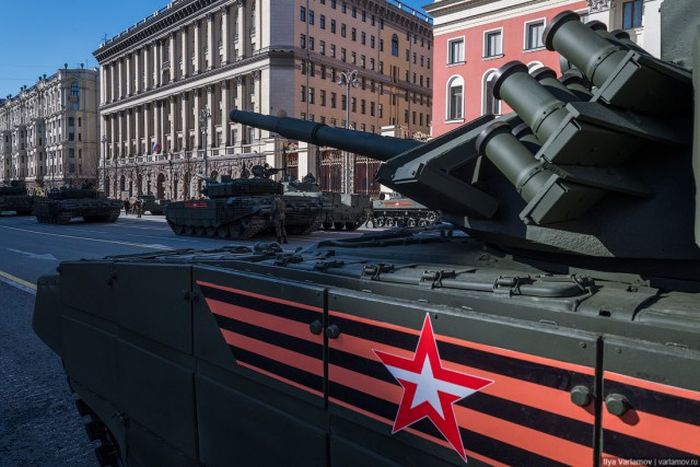 Генеральная репетиция парада Победы