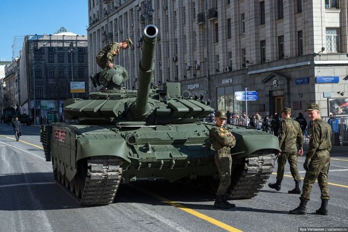 Генеральная репетиция парада Победы