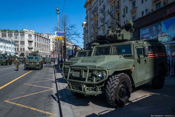 Генеральная репетиция парада Победы