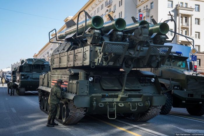 Генеральная репетиция парада Победы