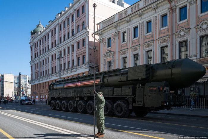 Генеральная репетиция парада Победы