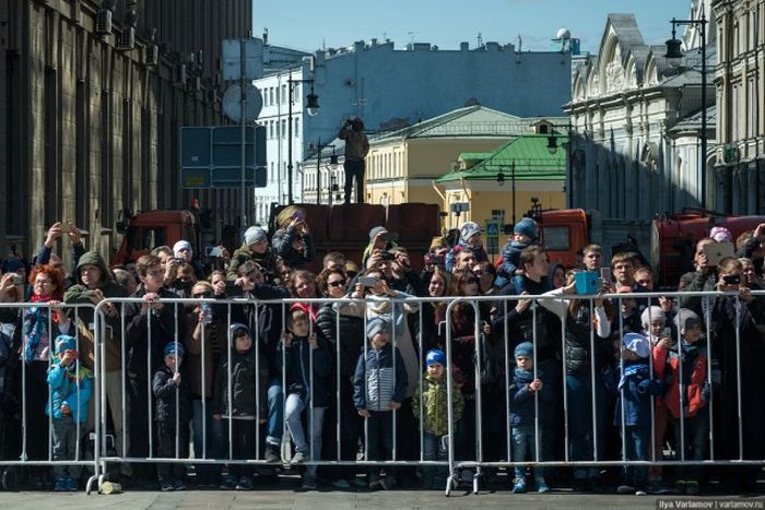 Генеральная репетиция парада Победы