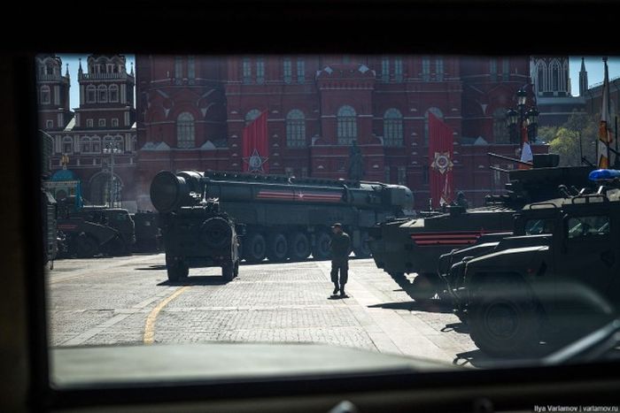 Генеральная репетиция парада Победы