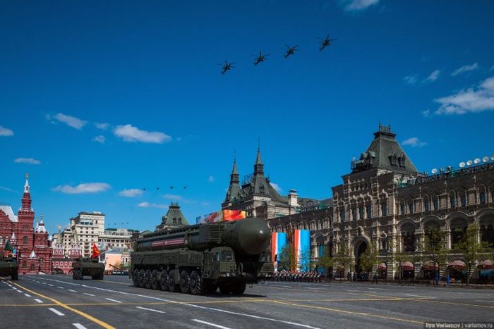Генеральная репетиция парада Победы