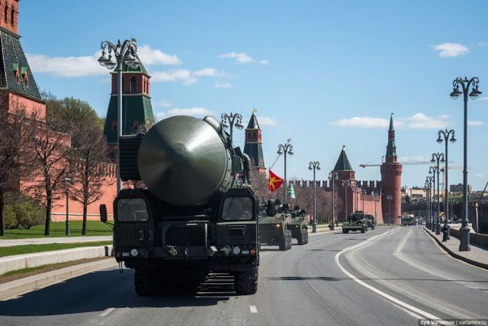 Генеральная репетиция парада Победы