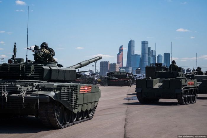 Генеральная репетиция парада Победы