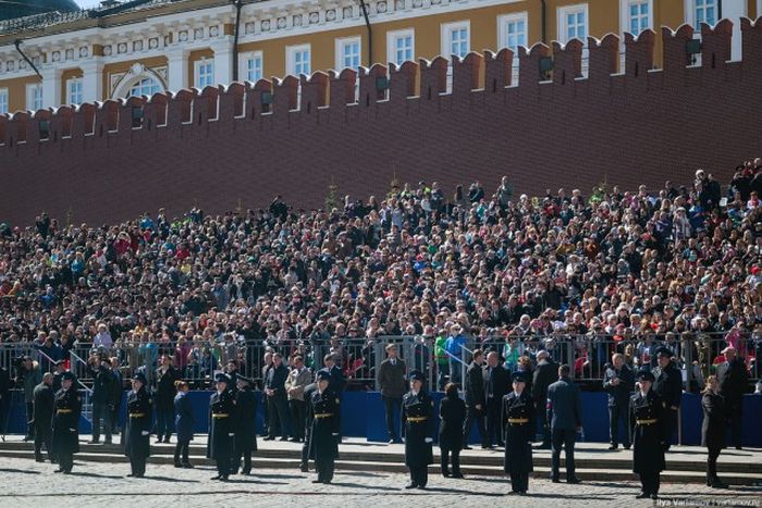 Генеральная репетиция парада Победы