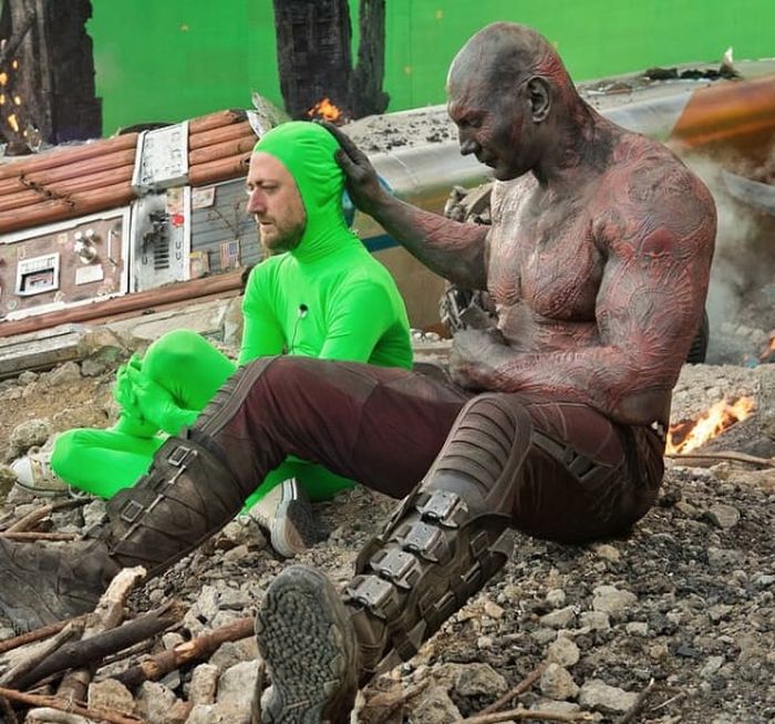 На съемочной площадке фильмов от Marvel