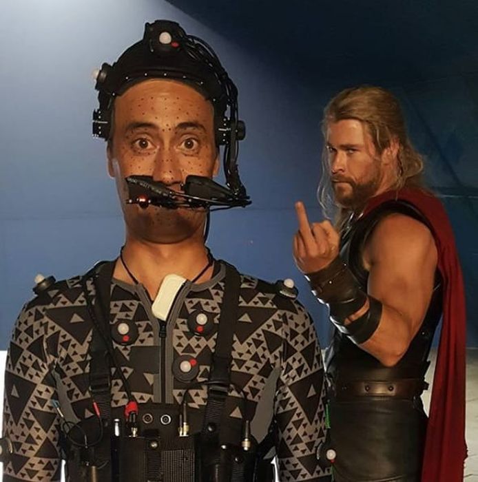 На съемочной площадке фильмов от Marvel