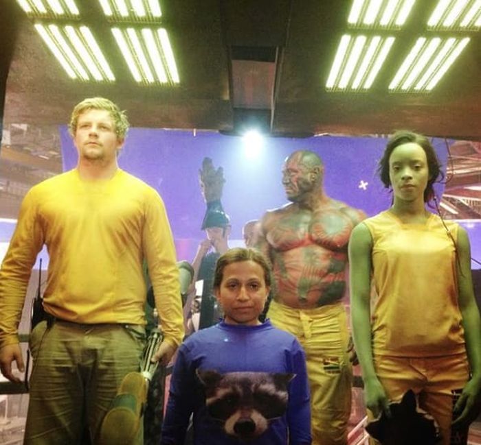 На съемочной площадке фильмов от Marvel