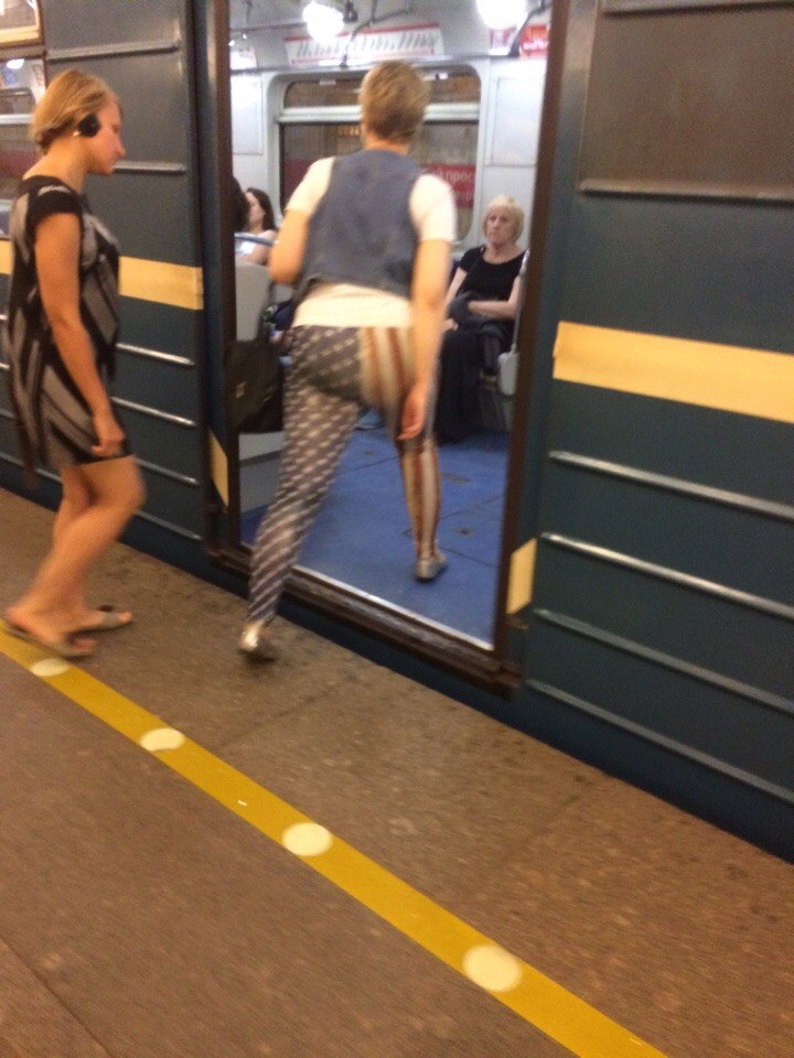 Модники из российского метрополитена