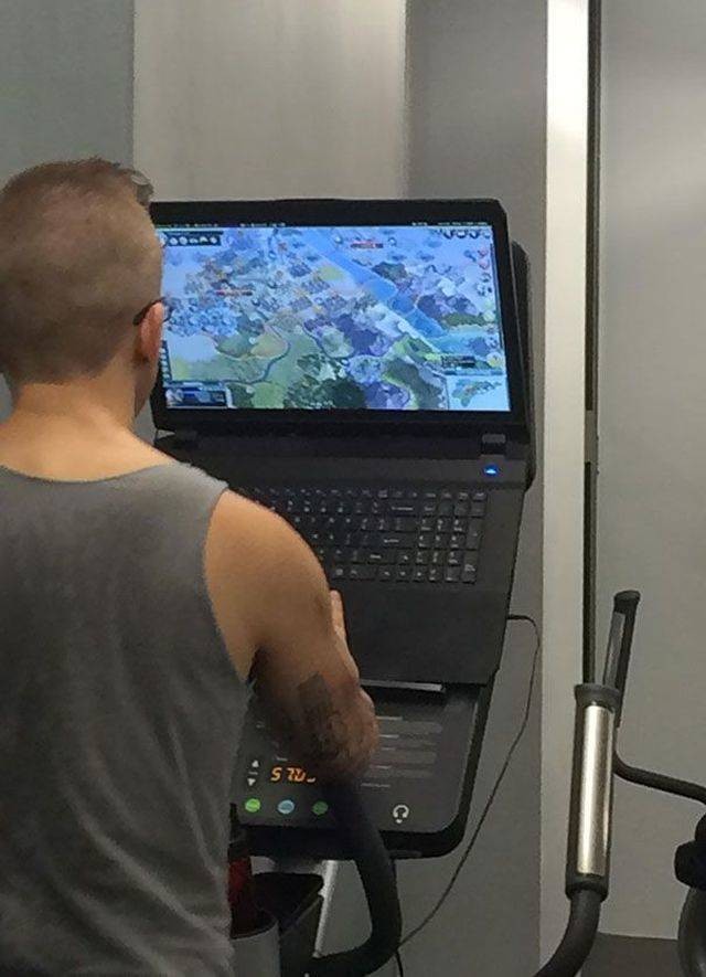 Забавные кадры из тренажерных залов
