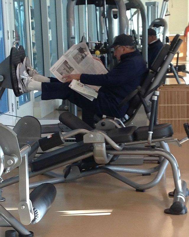 Забавные кадры из тренажерных залов