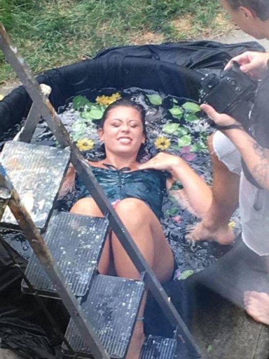 Как делают красивые фото в воде