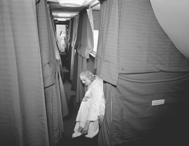 Архивные фотографии авиаперелётов 1950-х годов