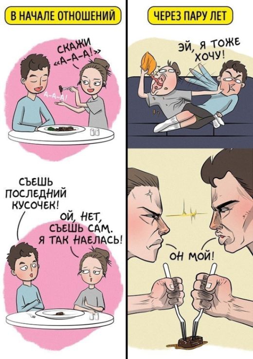 Смешные комиксы