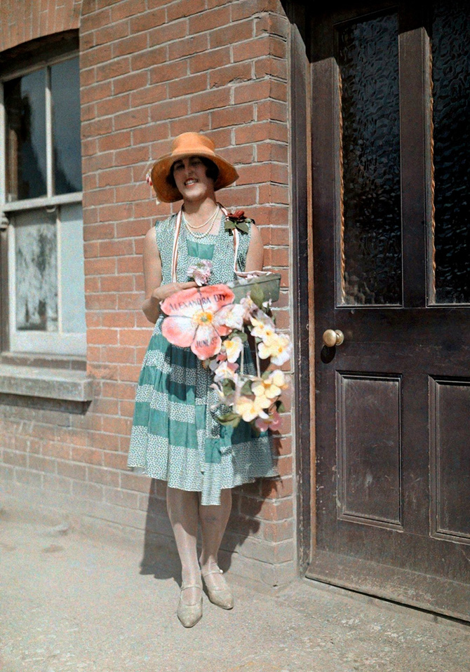 Редкие цветные фотографии Англии 1928 года