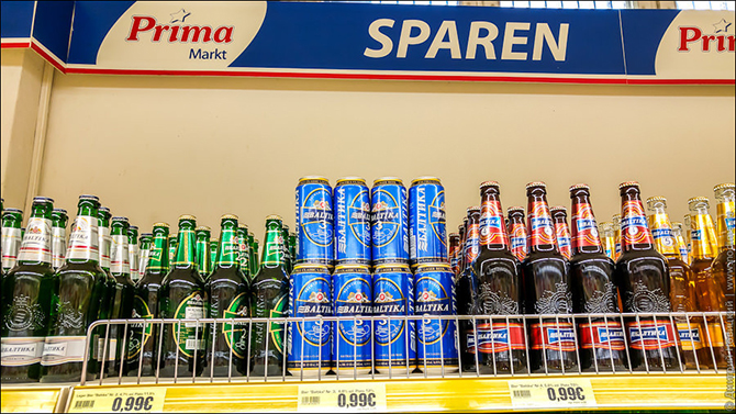 Цены на продукты в русском магазине в Германии